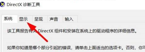 怎么检查DirectX信息显示驱动程序