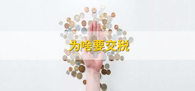 为啥要交税,是每个公民应尽的义务