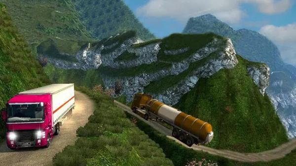 上坡黄金运输卡车驱动（Uphill Gold Transporter Truck Drive）