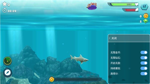 饥饿鲨进化最新破解版