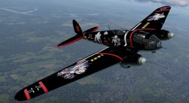 战争雷霆he111欧根涂装mod