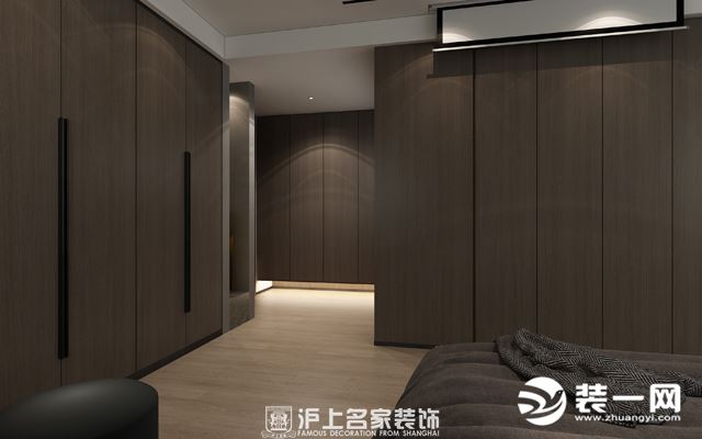 沪上名家现代简约风主人房装修效果图