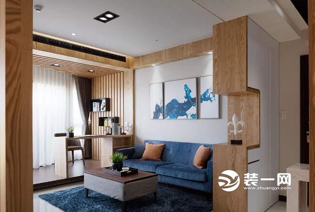 全木质小三居装修设计图 