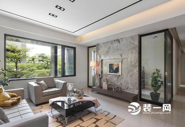 现代简约两室两厅装修实景图