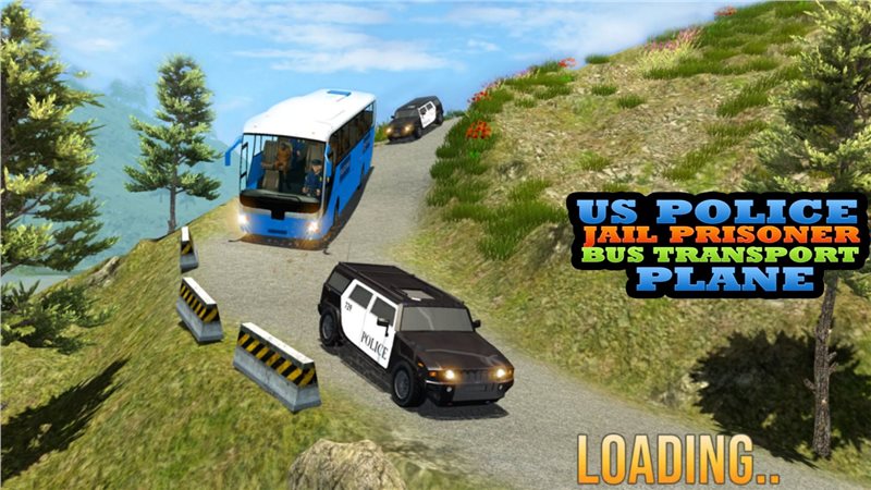 监狱囚犯警车运输机(Jail Prisoner Police Bus Transport Plane)