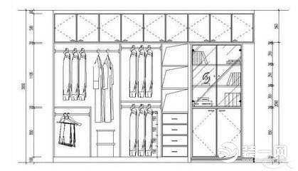 衣柜格局装修效果图
