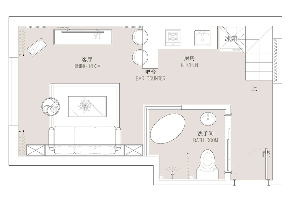 38平米的LOFT要怎么装修才出其不意,选择日式风格准没错!-央企大盘装修