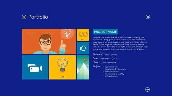 微软win8风格ppt模板_微软模版_微软office模板