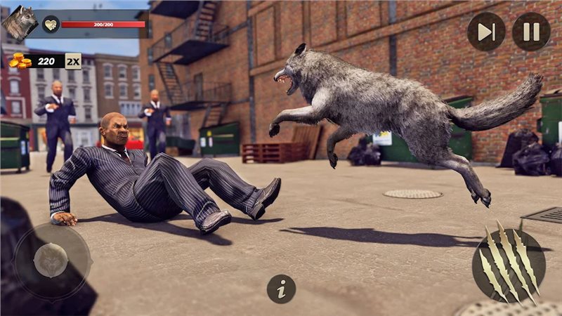 野狼生活模拟(Wild Wolf Life Simulator Game)