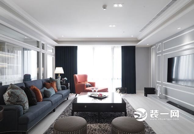 美式风格四居室装修效果图