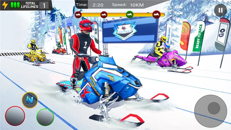 雪地飙车赛Snow BikeRacing