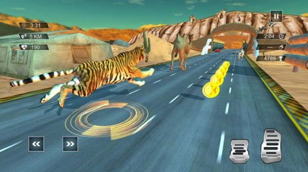 无尽公路动物赛跑（Animal Race In Endless Highway）