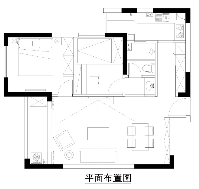 二居室一般多大面积？现代风格装修需要多少钱？-鑫苑现代城装修