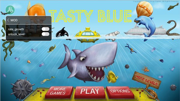 美味深蓝2鲨鱼版内置修改器(Tasty Blue)