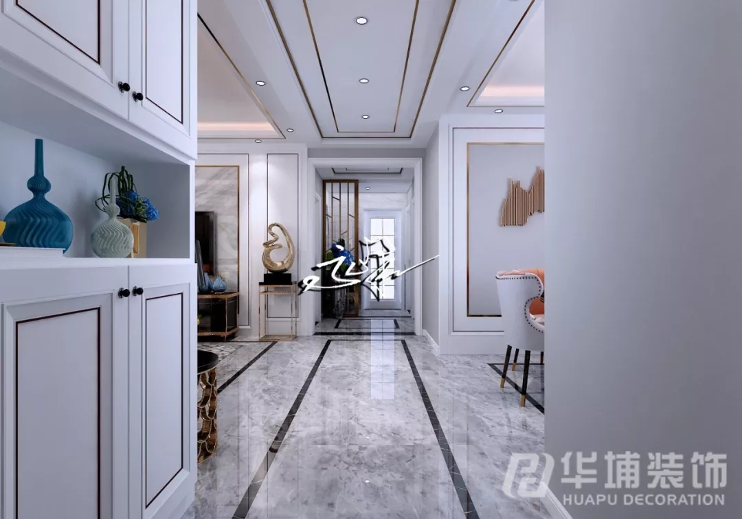 郑州上海华埔装饰玄关装修效果图
