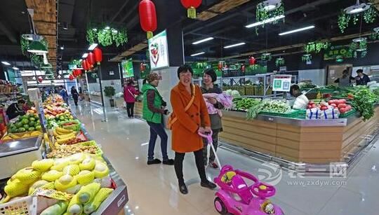 郑州豪华菜市场装修内景