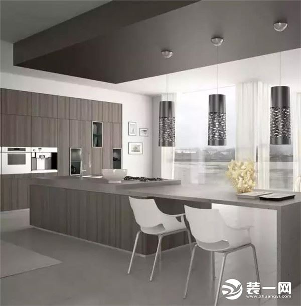 高级灰橱柜装修效果图