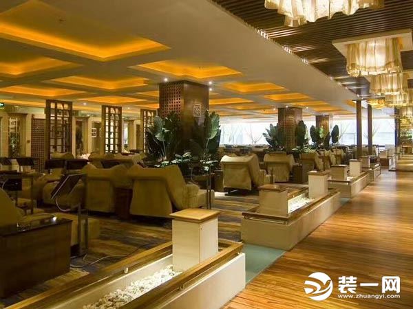 大浪淘沙洗浴中心装修效果图-大厅