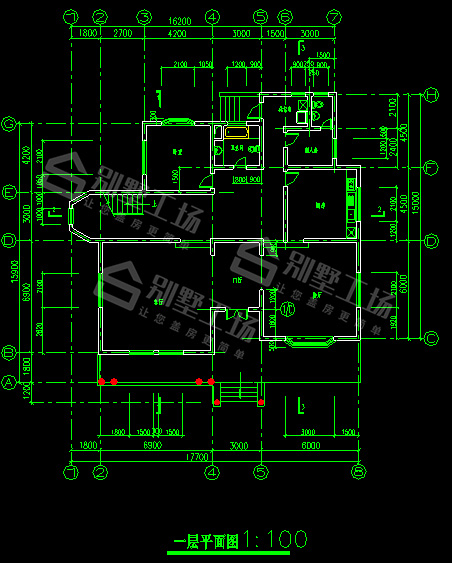 带泳池和花园的别墅CAD 带泳池和花园的别墅CAD