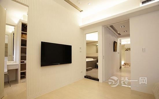 郑州一室一厅纯白装修 温馨简约小户型衣帽间效果图