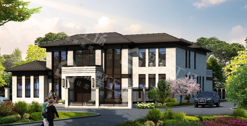 农村电梯别墅图