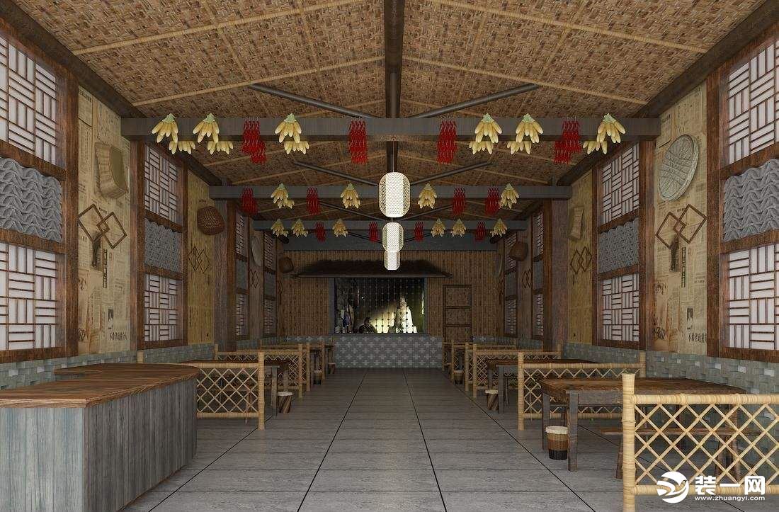 中小饭店装修效果图