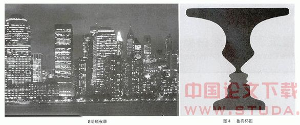 建筑表情在黑白昼夜间的转换