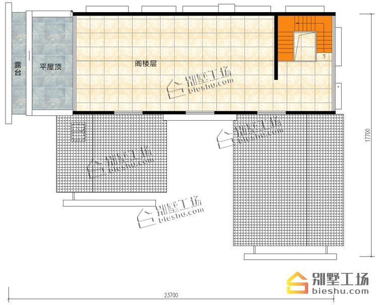 农村楼房阁楼平面图