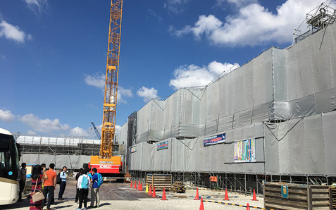 装配式建筑施工现场照片