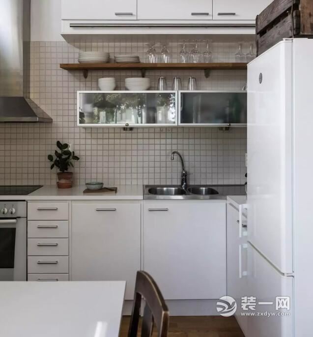 小户型郑州50平Loft风格厨房装修效果图