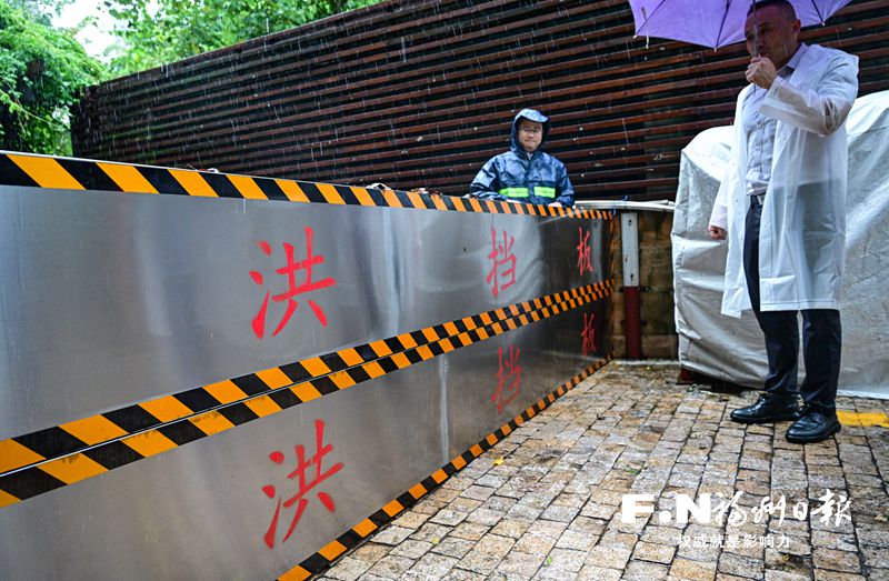 打好防抗台风主动仗 仓山易涝小区配齐防汛设施