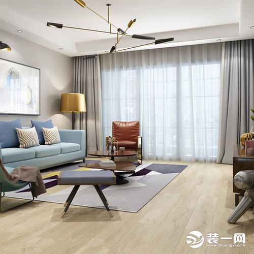 铺木地板效果图