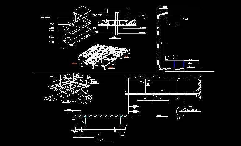 监控立杆cad图例_监控立杆cad标准图集_监控立杆ced图纸
