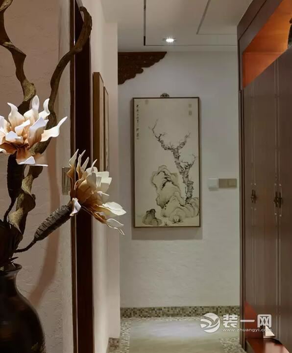 150平三居室现代中式装修效果图