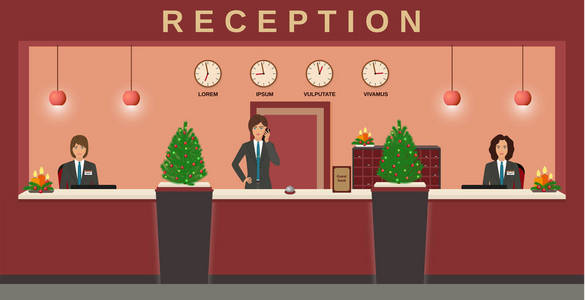 酒店前台接待工作内容_酒店前台接待工作流程细致_酒店前台接待台