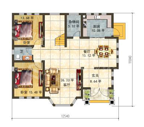 30万农村别墅设计9 30万农村别墅设计9