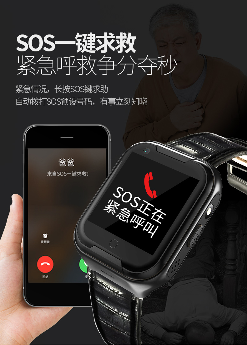 老年人防走失定位手环在哪里买_老年人防走失手环_人防手环走失老年人能用吗