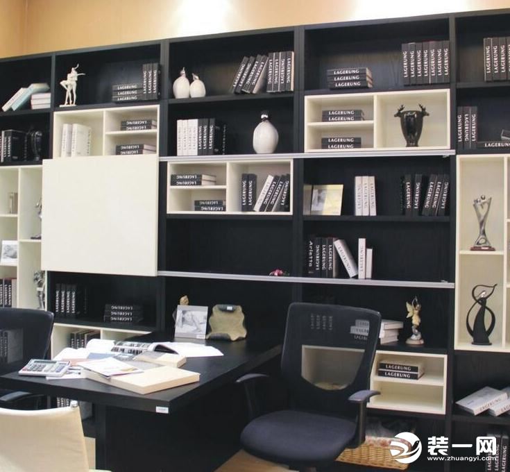 整体书柜设计图