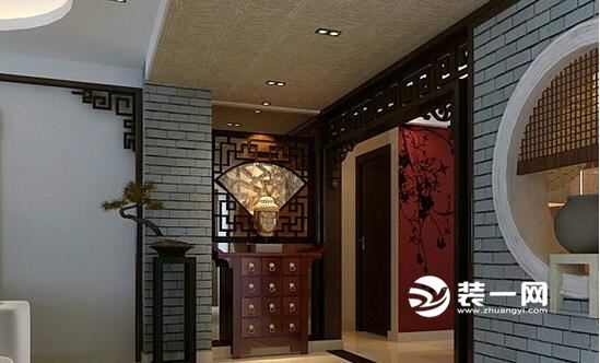 入户屏风隔断效果图 进门隔断装修效果图 进门隔断屏风