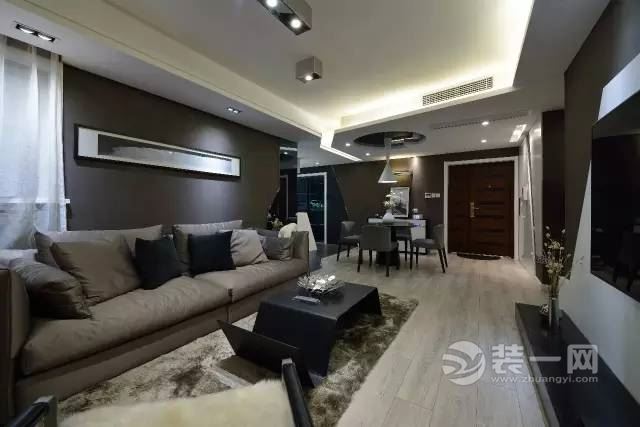 现代简约风格不规则户型装修效果图