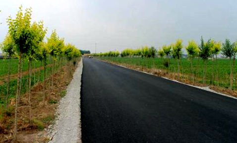 已经修好的农村道路