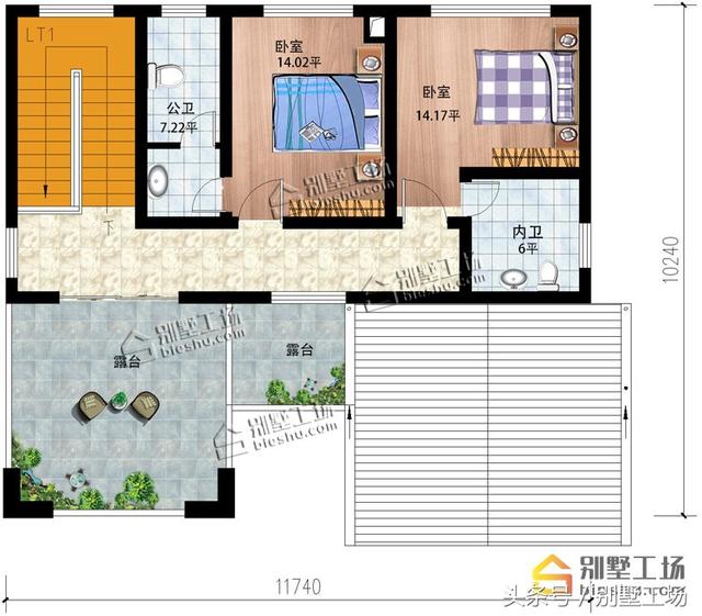  GC3120方案三层平面图