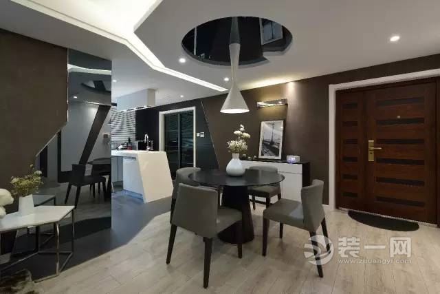 现代简约风格不规则户型装修效果图