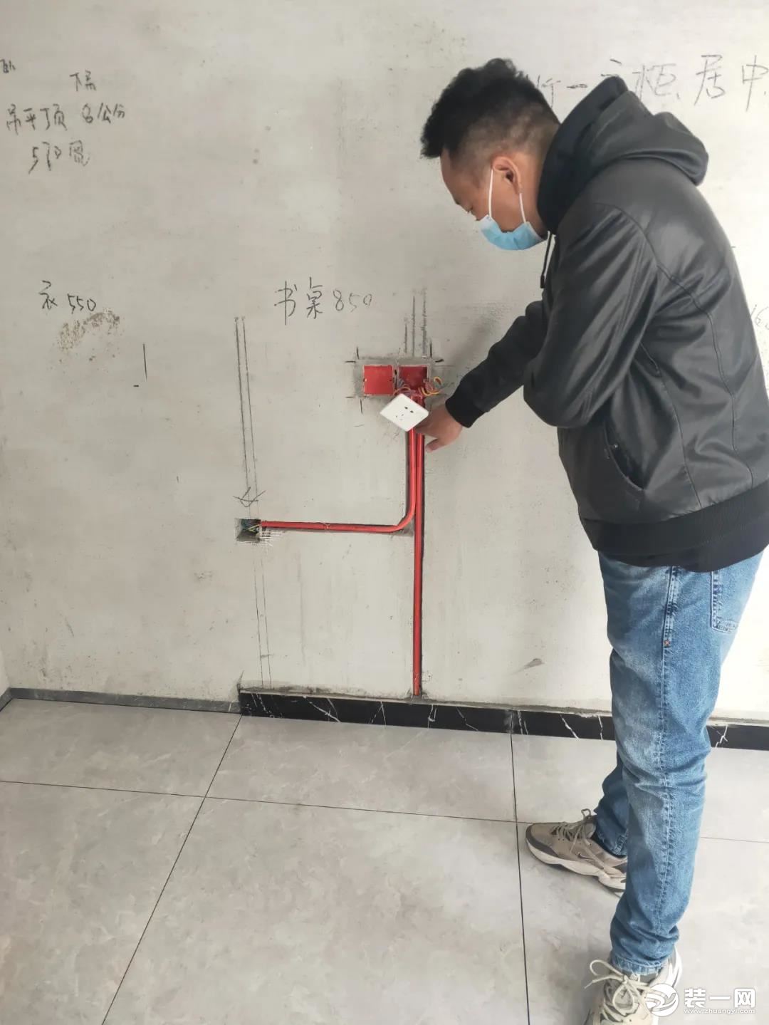 华埔装饰朗悦公园府工地巡检图