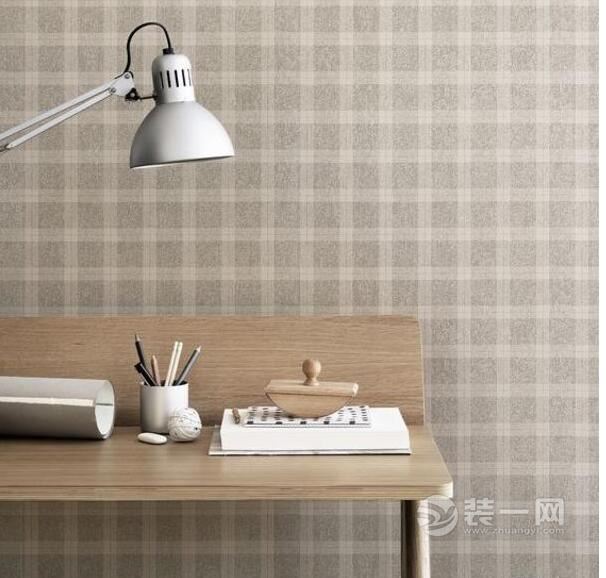 格子纹墙纸装修效果图