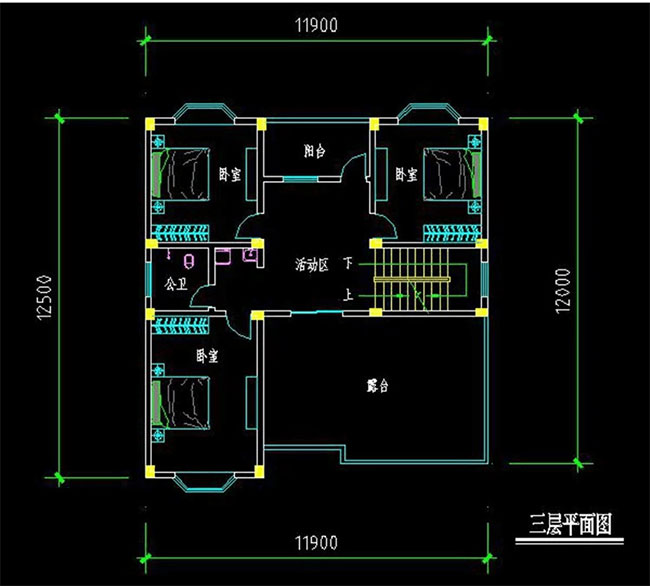 经典欧式别墅设计，客厅挑空，建好后倍漂亮1003.jpg