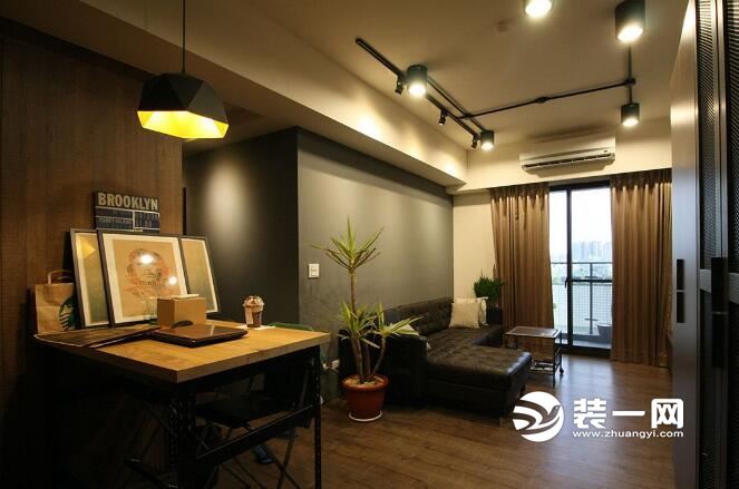 60平米小户型工业风格装修效果图