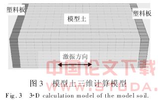 上海软土地震响应的振动台模型试验及其三维数值拟合分析