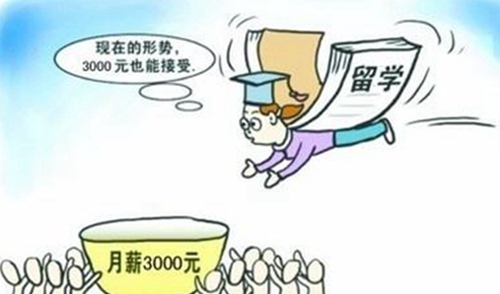 三成海归年薪10万4