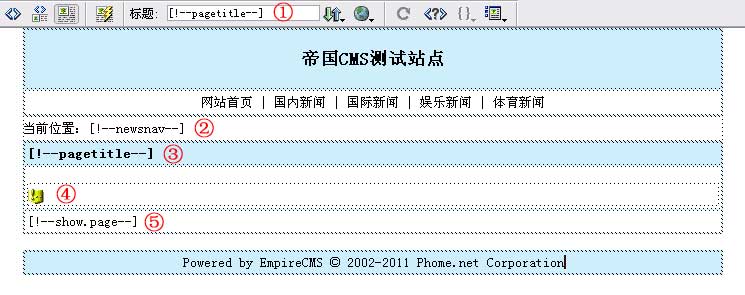 帝国cms 列表内容模板_帝国cms自定义列表_帝国cms栏目分类